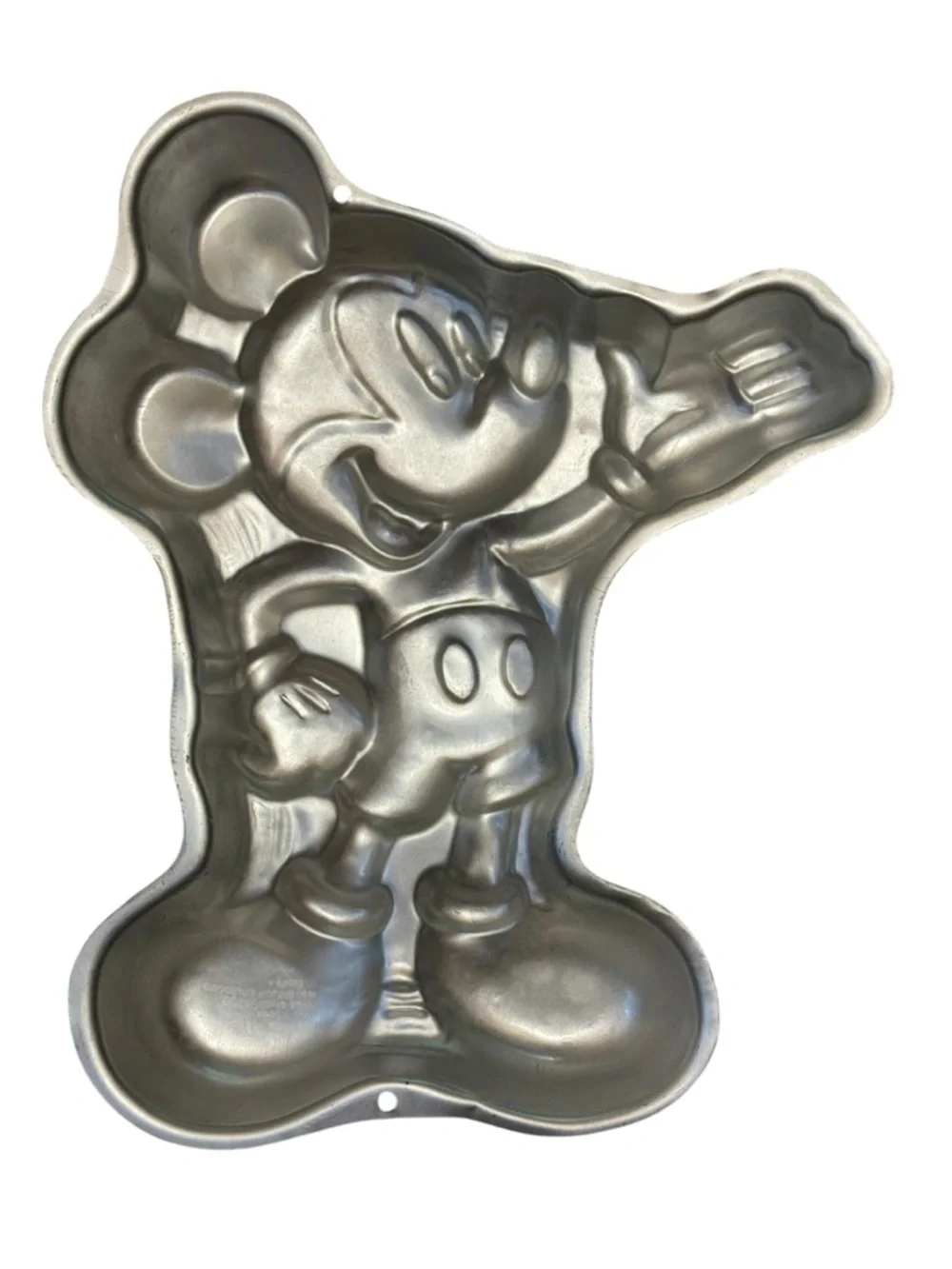 Vintage Disney Mickey Mouse Wilton Cake Pan Aluminum 1995 15x12.5 inches